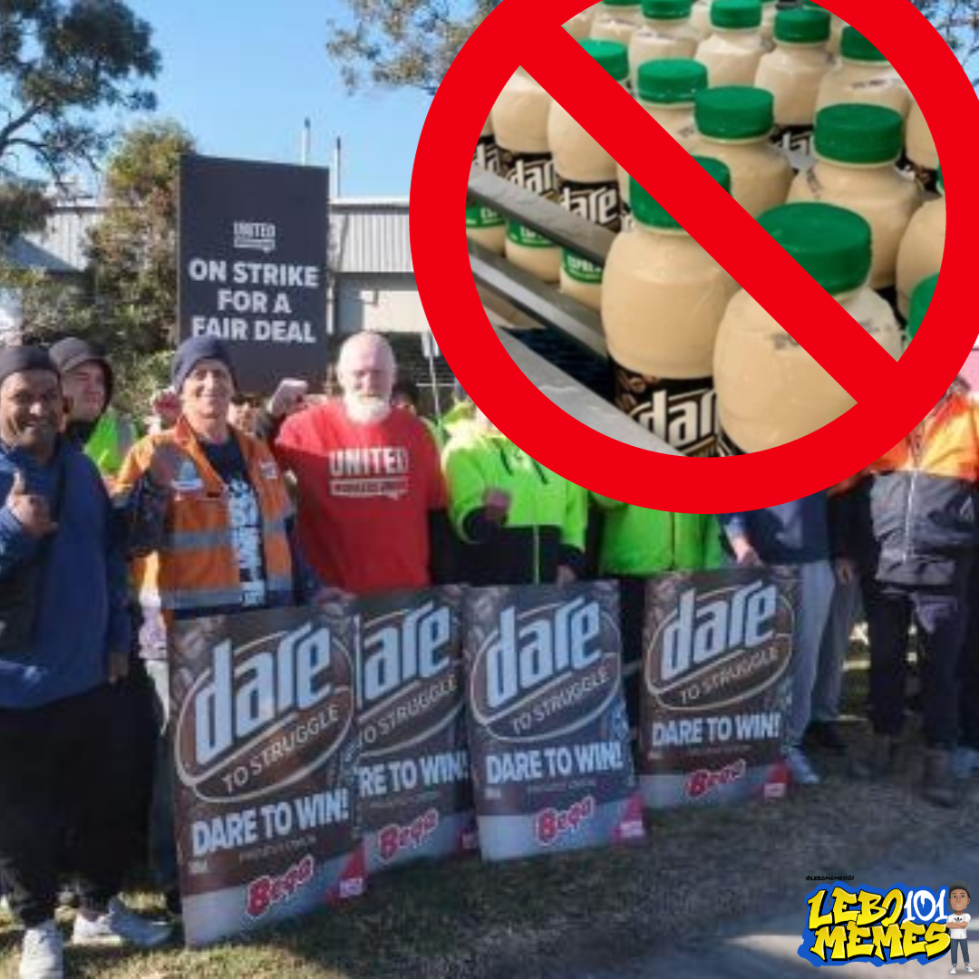 Australia faces the looming prospect of a shortage in one of its beloved iced coffee brands, Dare, as a strike at Bega's Penrith factory in Sydney's western region continues, stirring frustration among tradespeople.