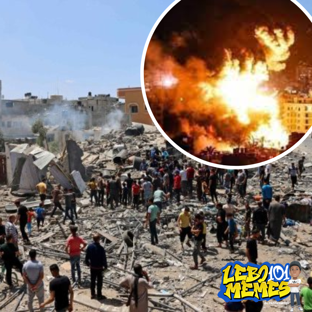 Israel Bombs a orthodox Church in Gaza housing refugees