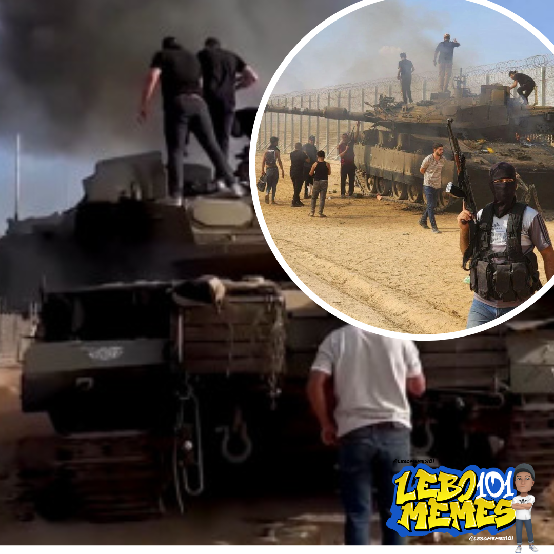 Hamas soldier Takes down two Israeli Tanks as they approach