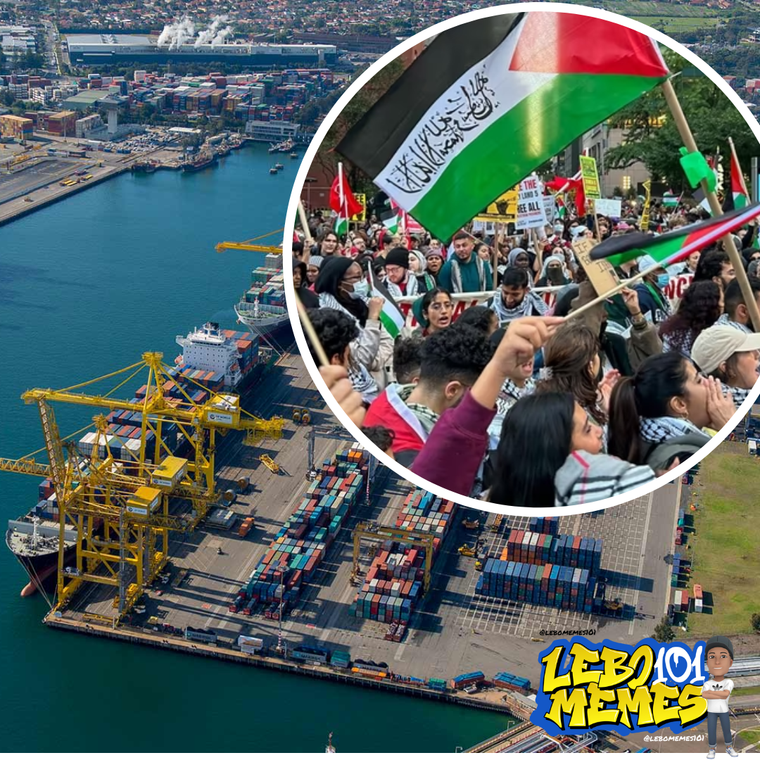 Protest to stop Israeli ships at port botany bay