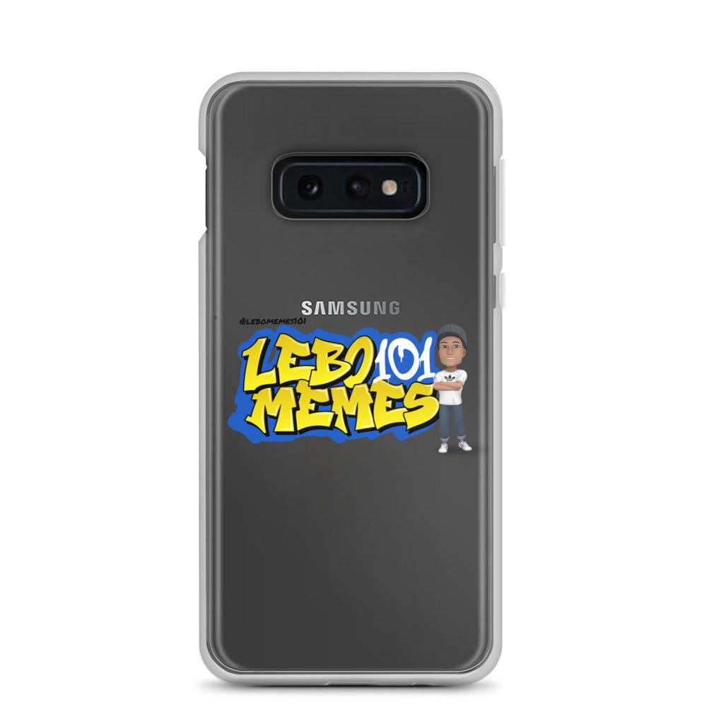 Custom Lebomemes101 Logo Clear Case for All Samsung®