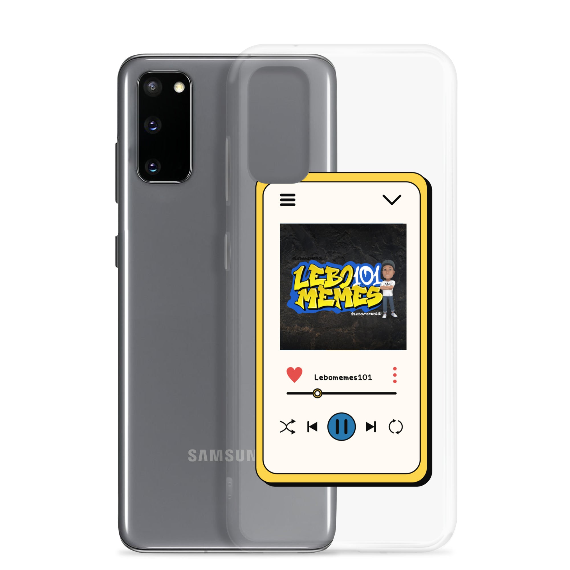 Custom Lebomemes101 Playing Clear Case for All Samsung®