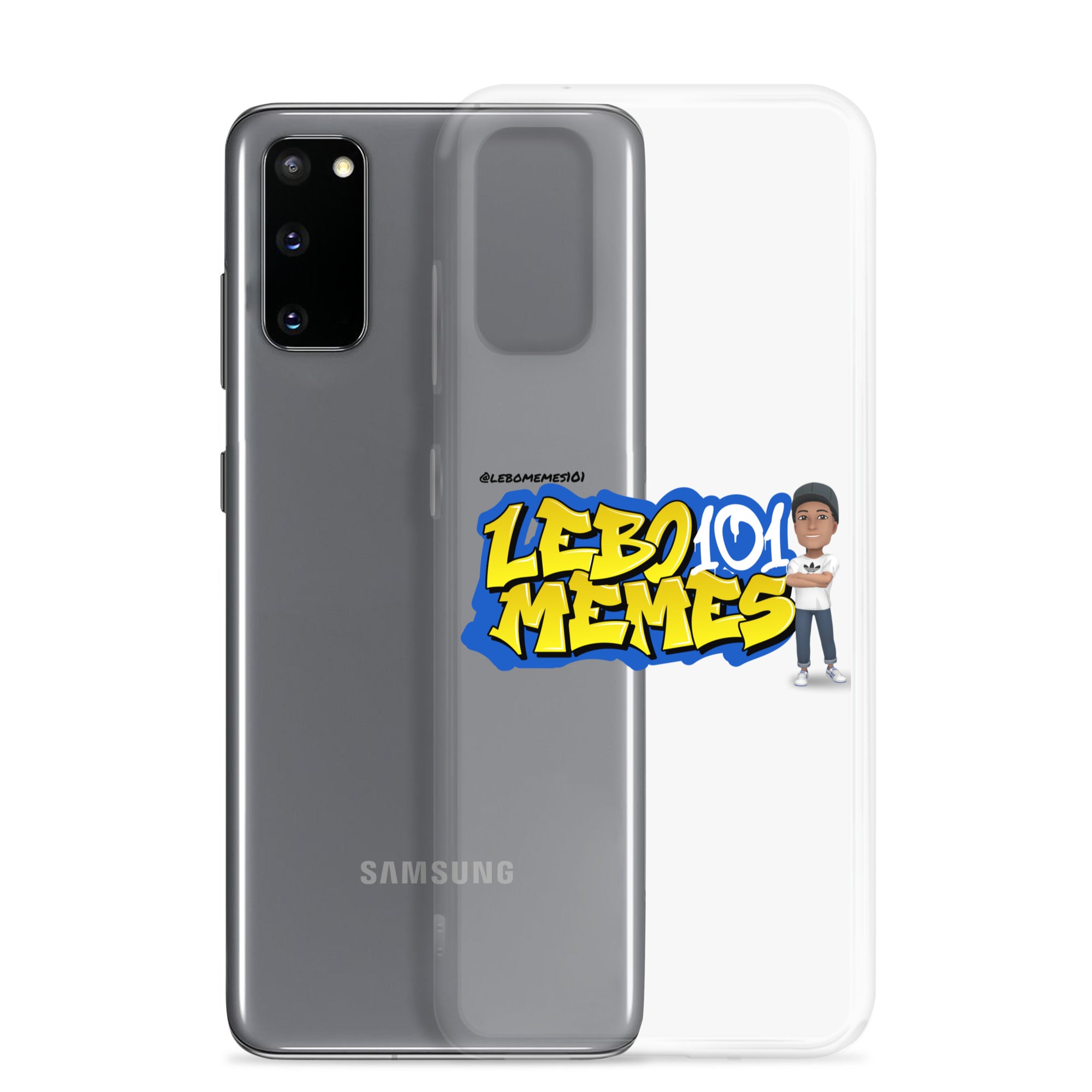 Custom Lebomemes101 Logo Clear Case for All Samsung®