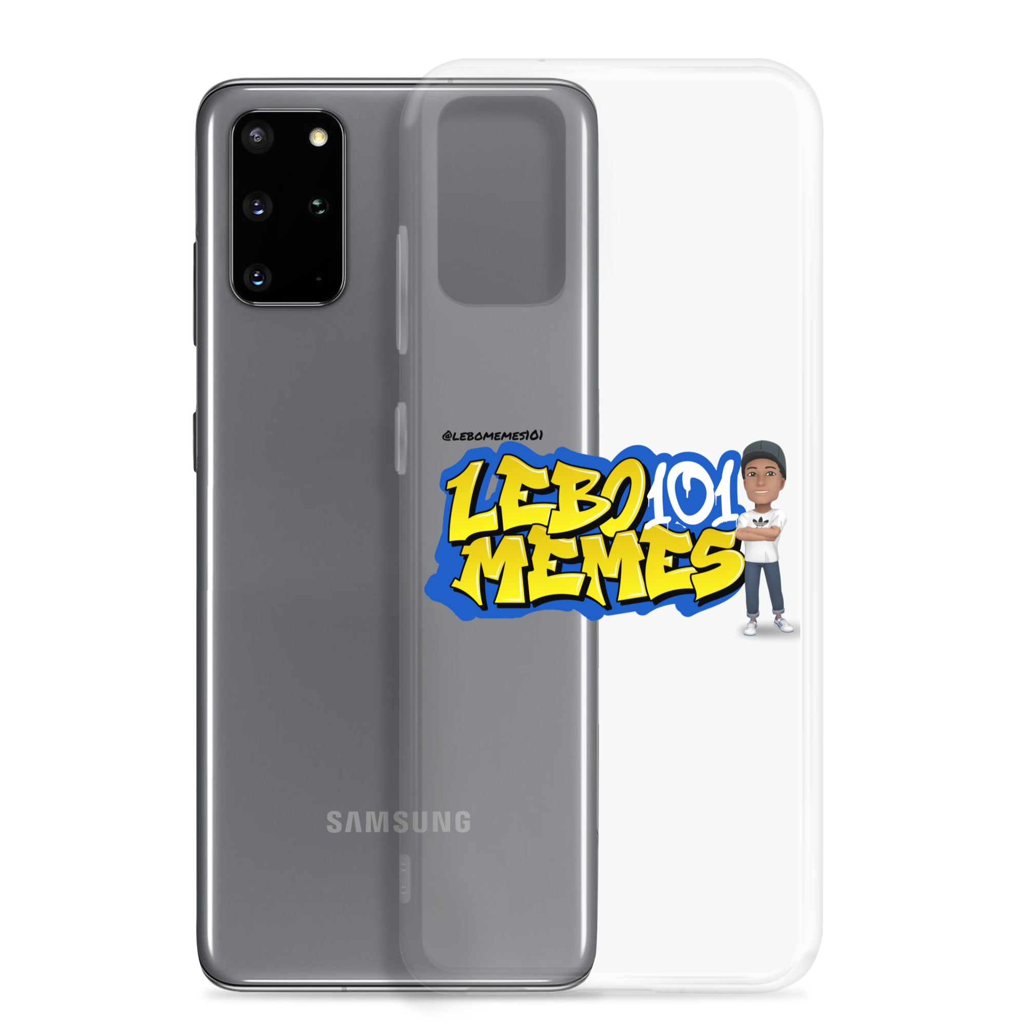 Custom Lebomemes101 Logo Clear Case for All Samsung®