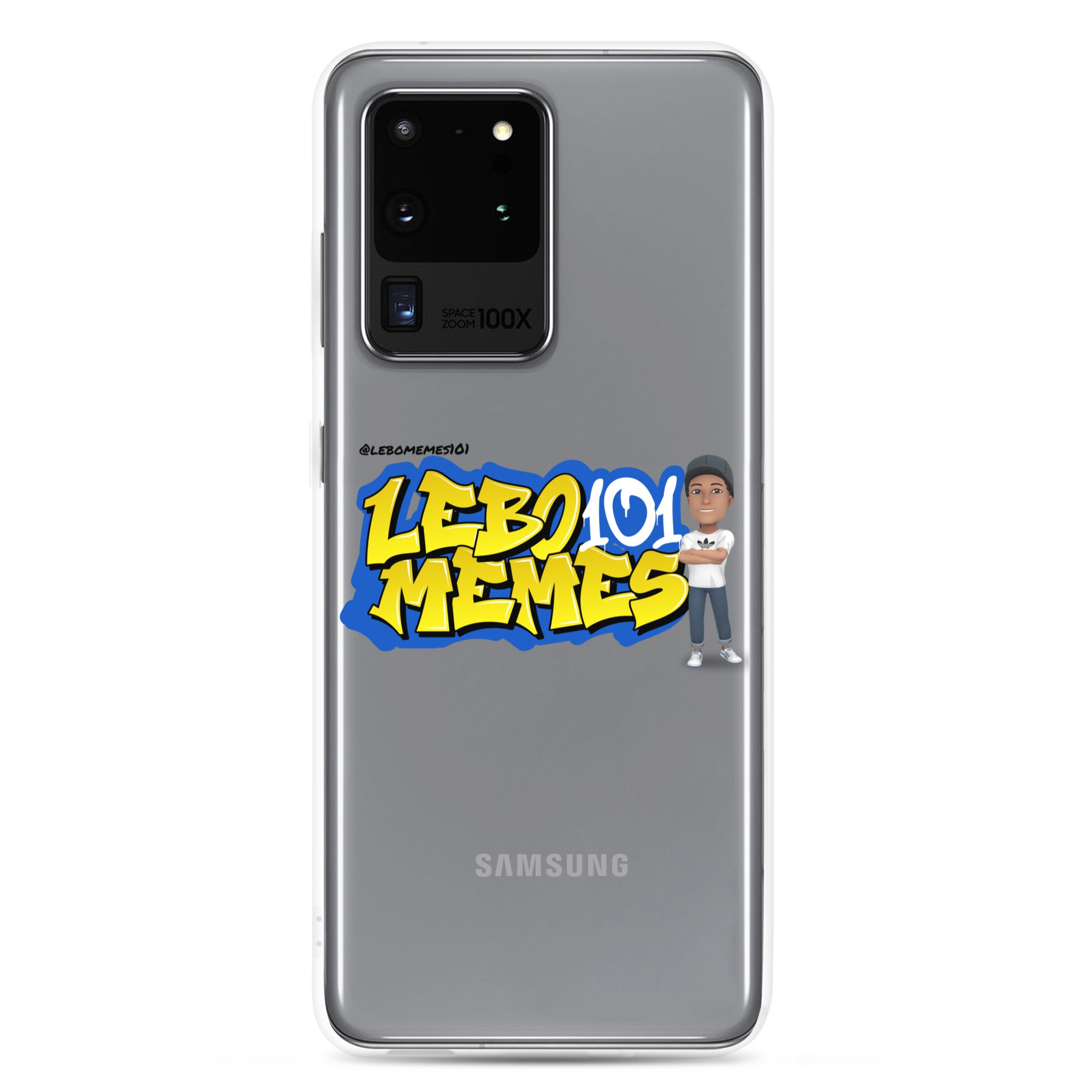 Custom Lebomemes101 Logo Clear Case for All Samsung®