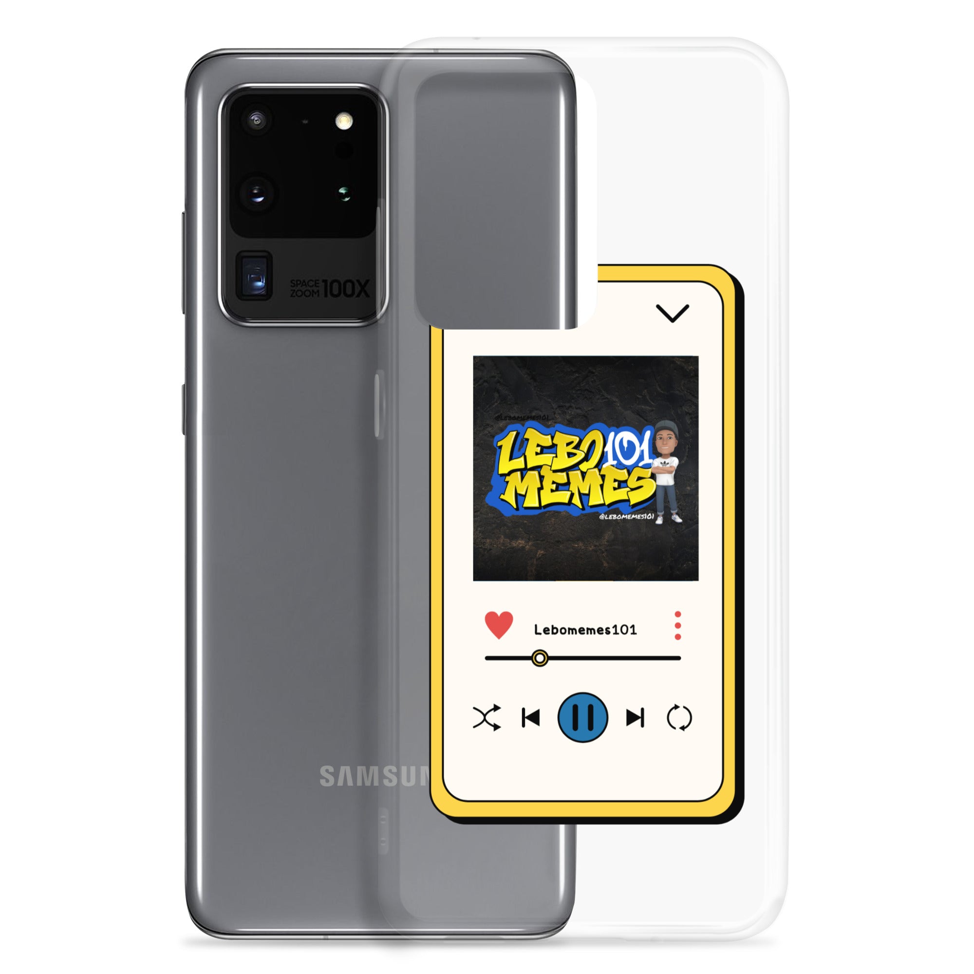 Custom Lebomemes101 Playing Clear Case for All Samsung®