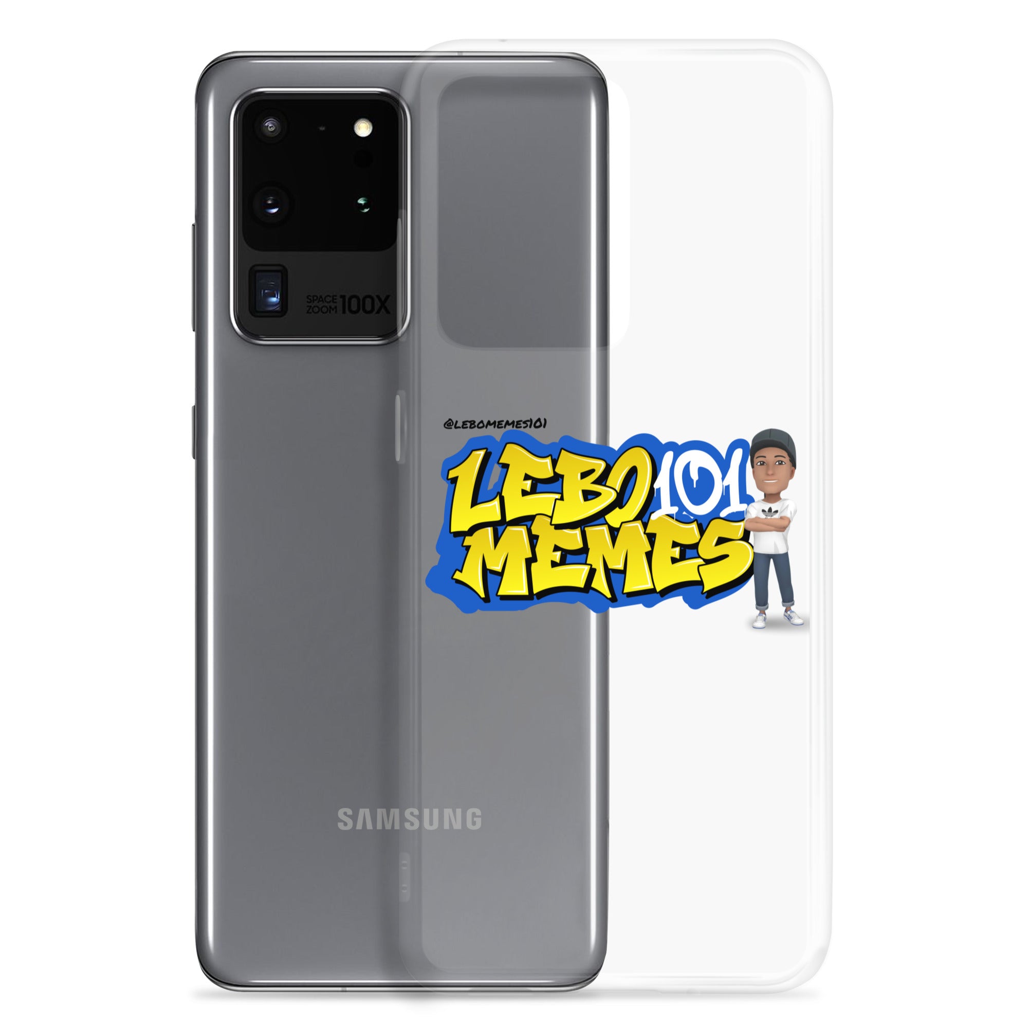 Custom Lebomemes101 Logo Clear Case for All Samsung®