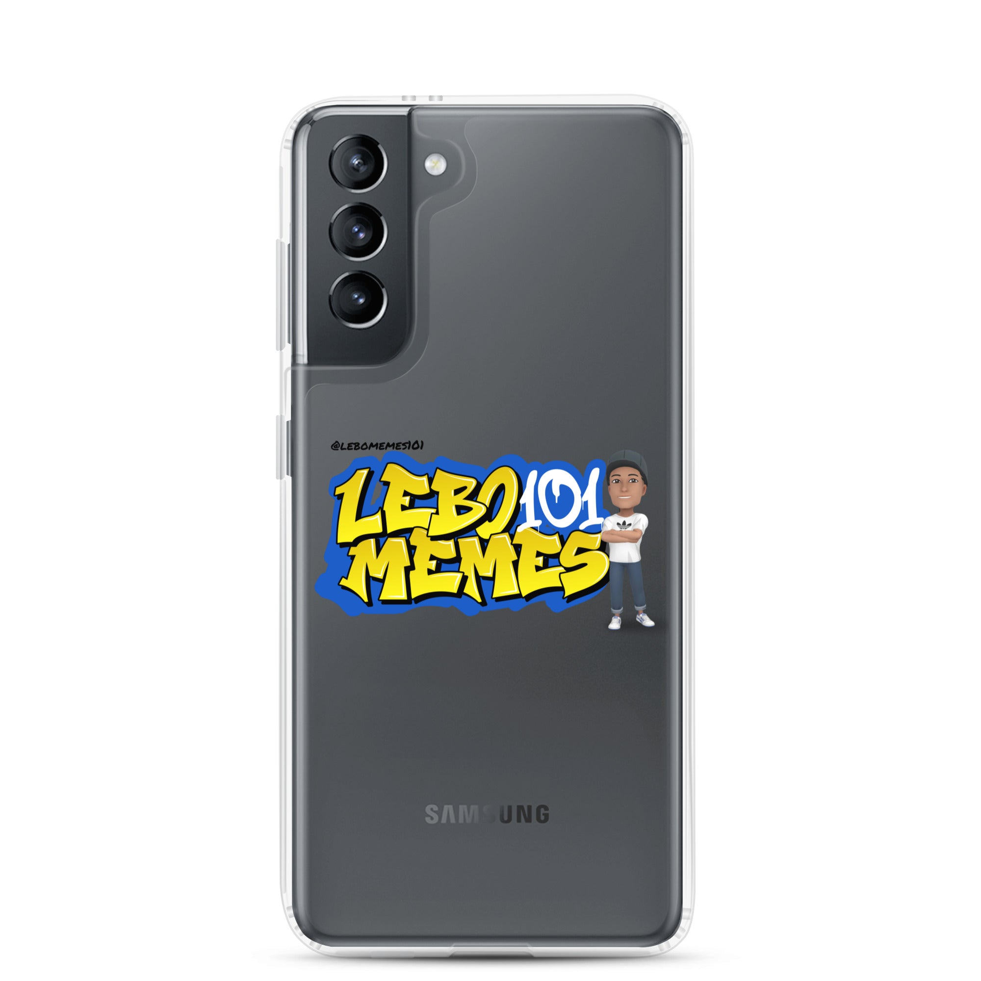 Custom Lebomemes101 Logo Clear Case for All Samsung®