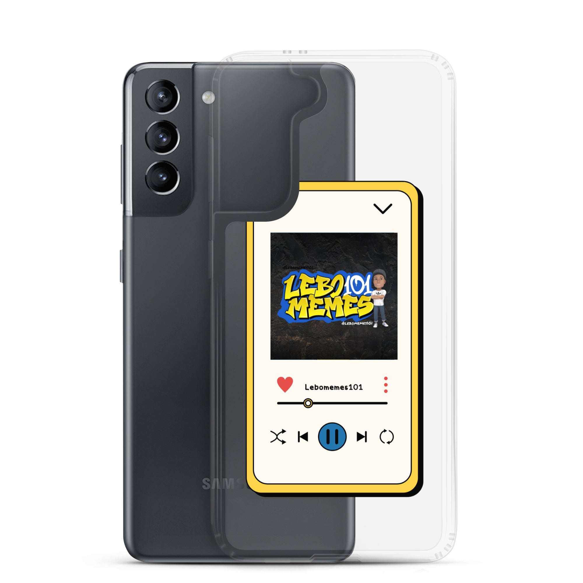 Custom Lebomemes101 Playing Clear Case for All Samsung®