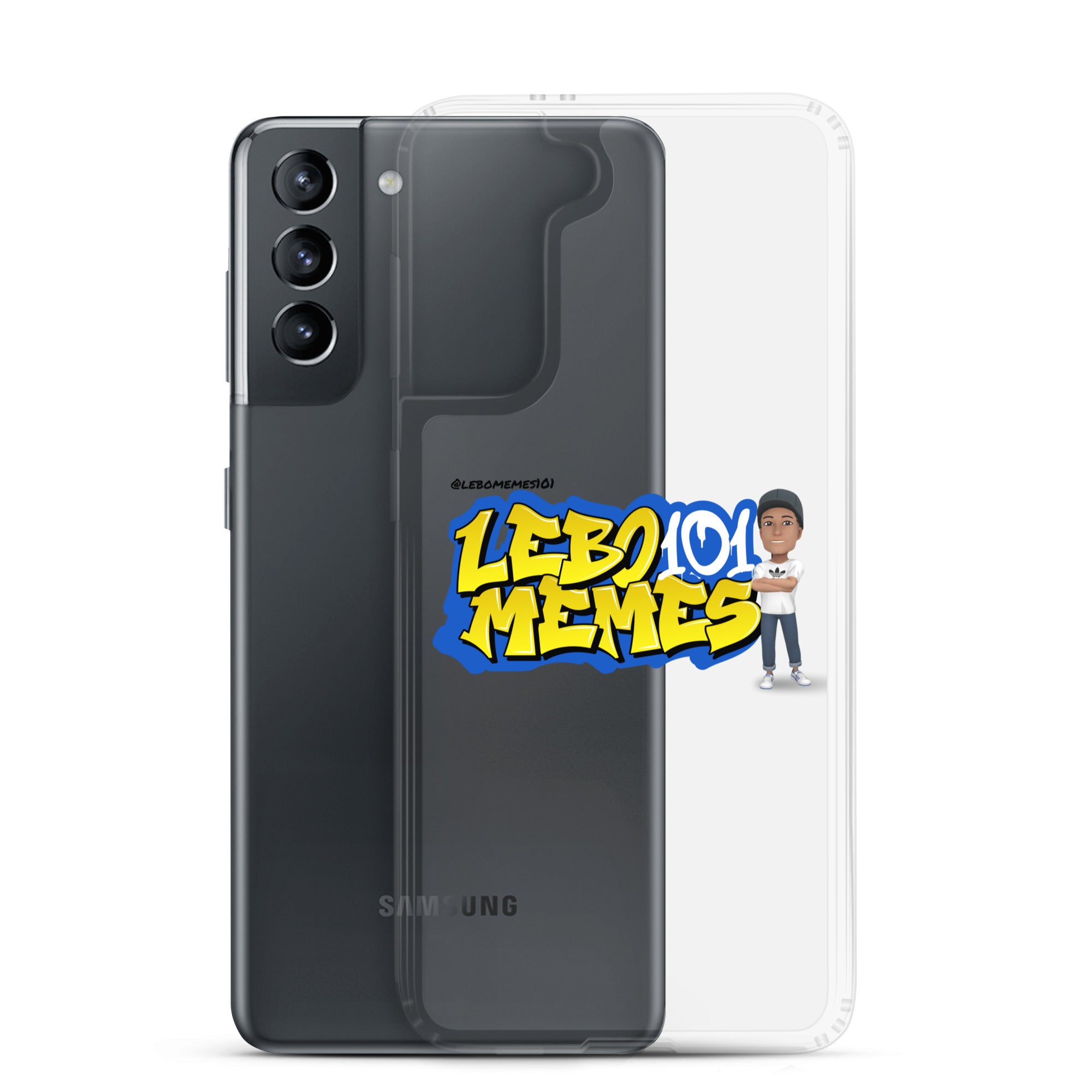 Custom Lebomemes101 Logo Clear Case for All Samsung®