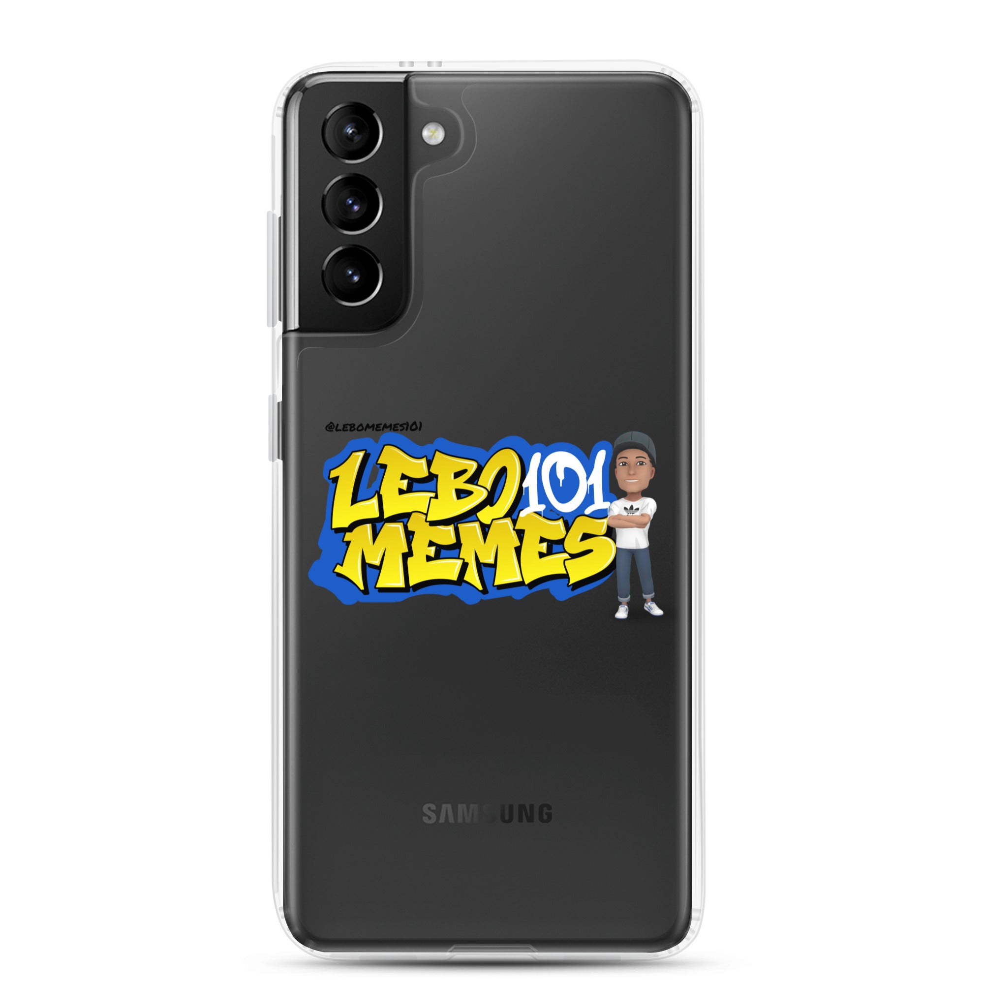 Custom Lebomemes101 Logo Clear Case for All Samsung®