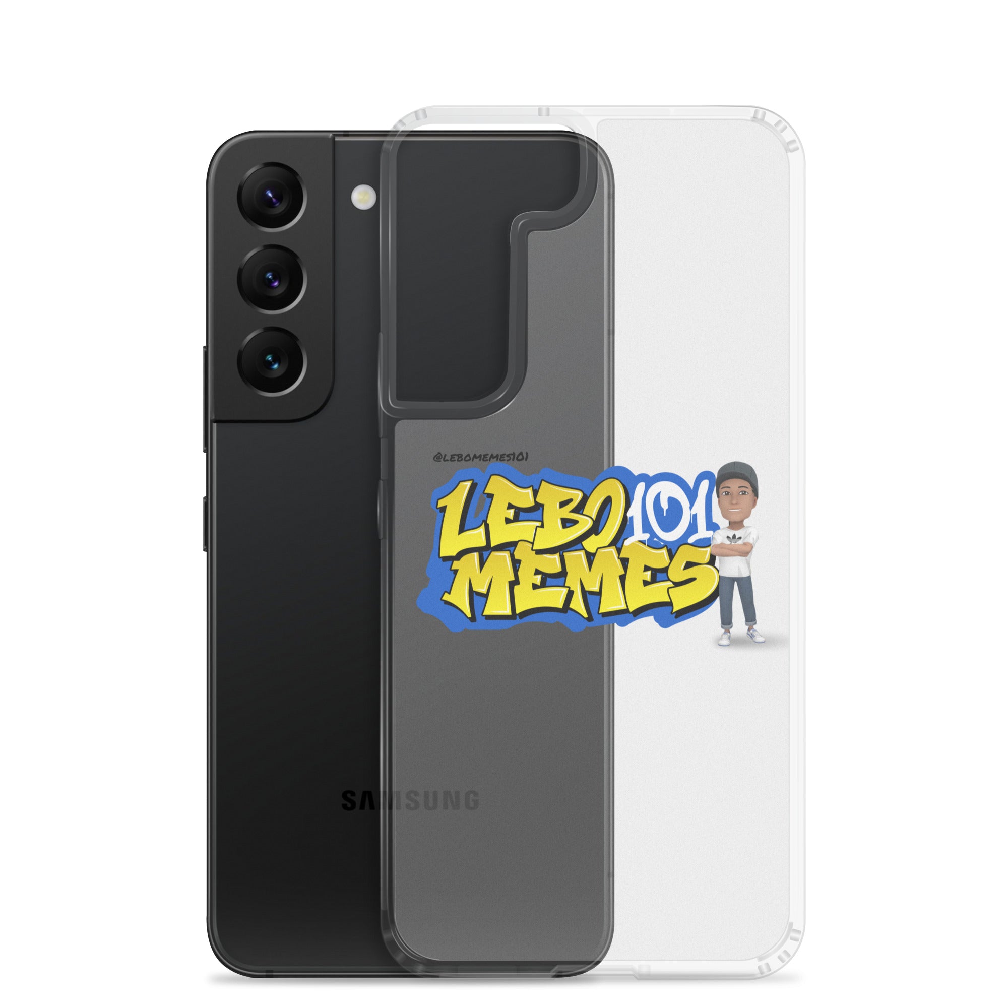 Custom Lebomemes101 Logo Clear Case for All Samsung®