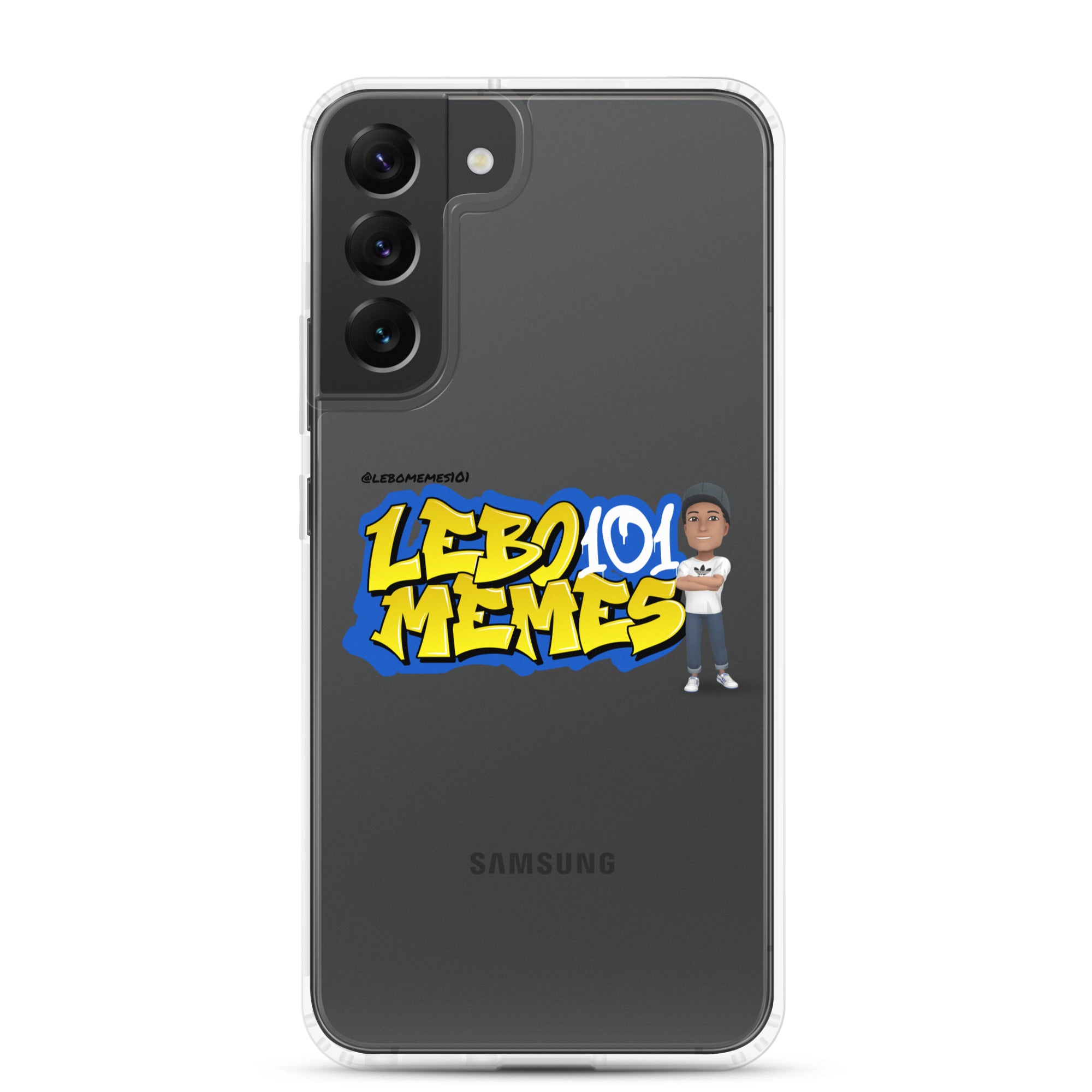 Custom Lebomemes101 Logo Clear Case for All Samsung®