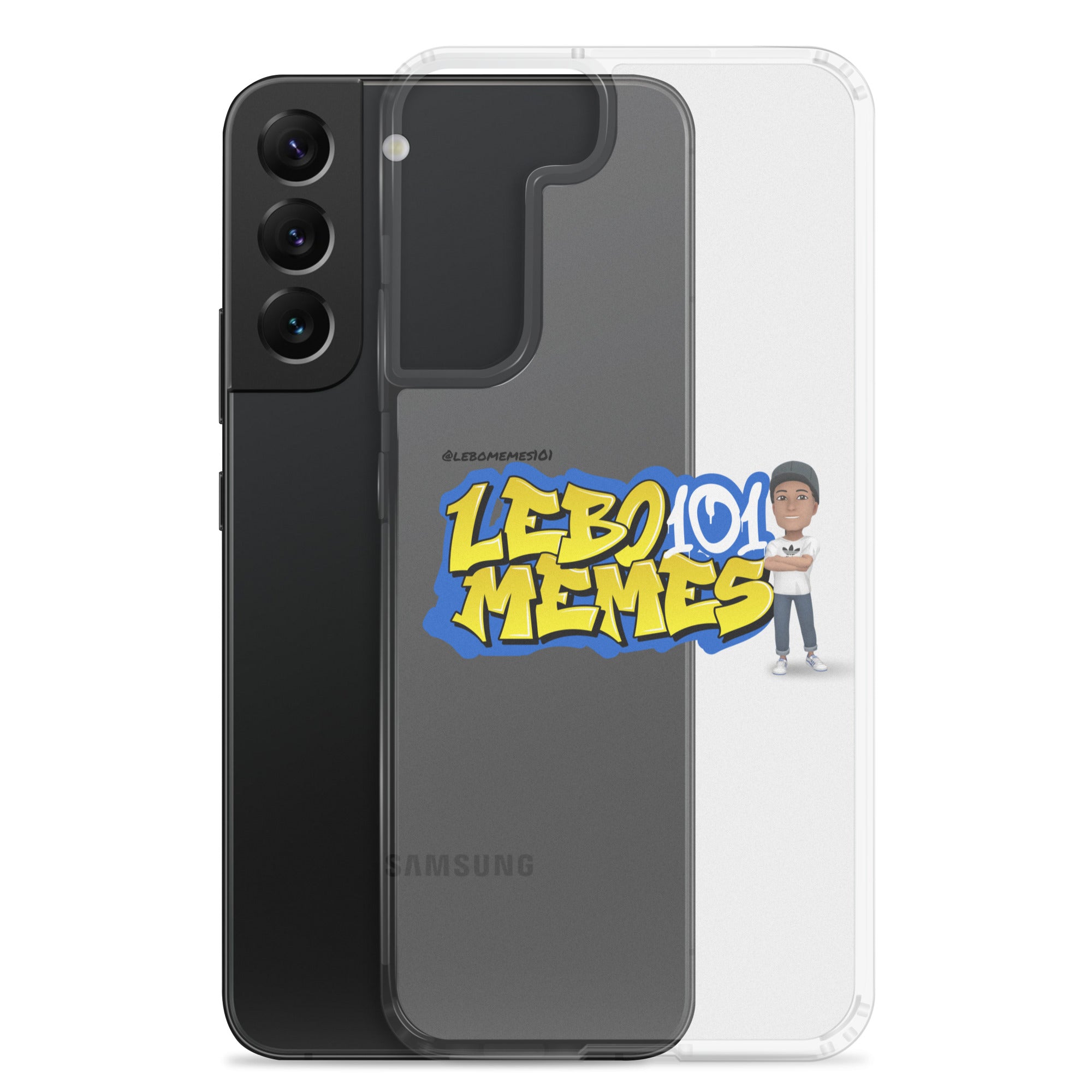 Custom Lebomemes101 Logo Clear Case for All Samsung®