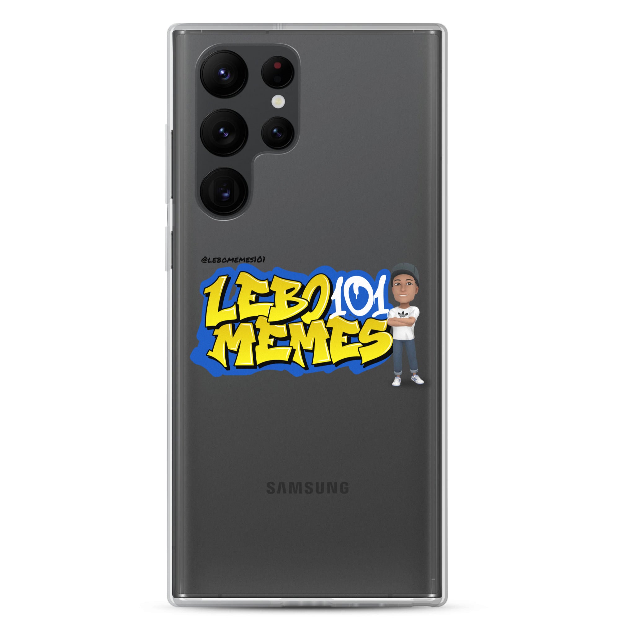 Custom Lebomemes101 Logo Clear Case for All Samsung®