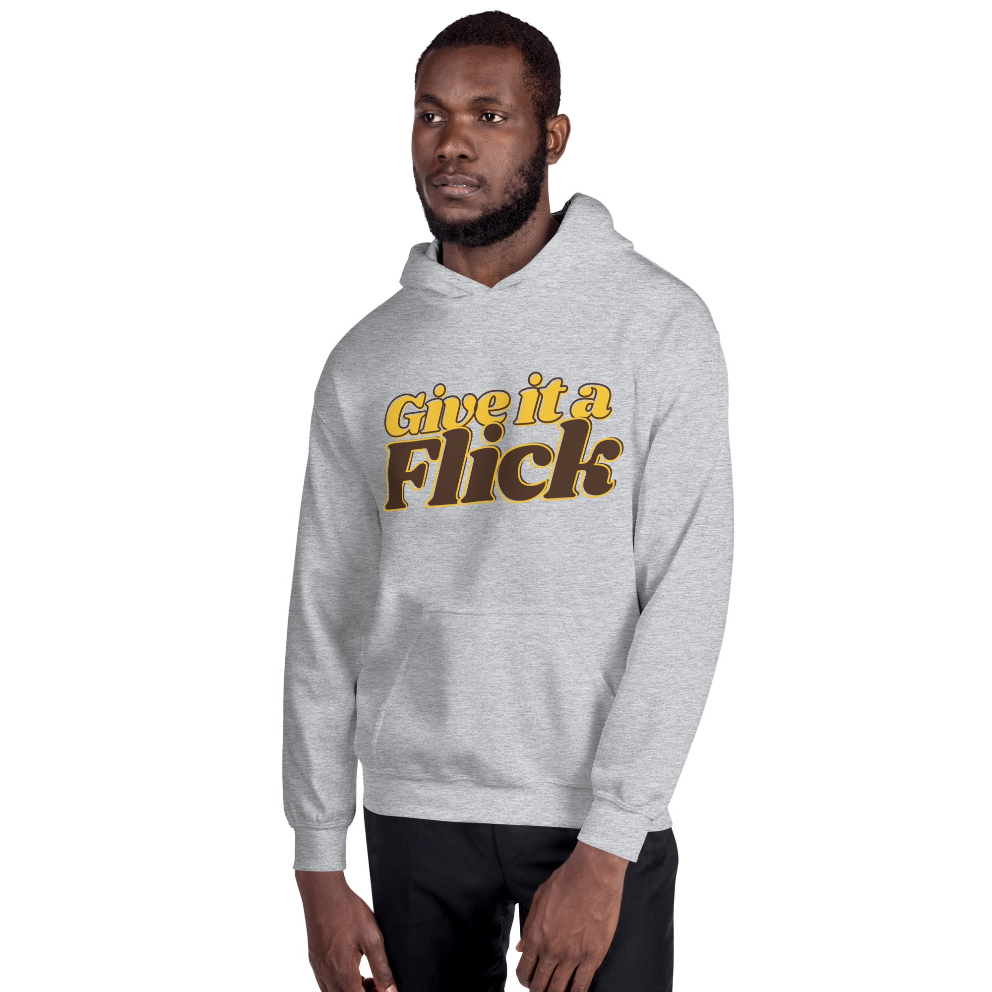 Unisex (Give it a Flick) Custom Hoodie